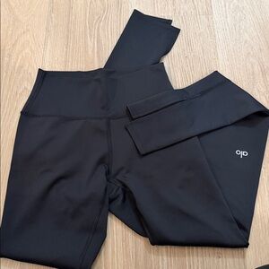 ALO Yoga Jet Black High-Waist elongated Leggings